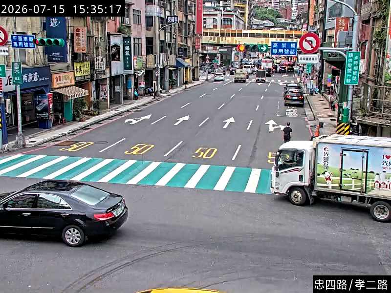 基隆市道路 孝二路 忠四路即時影像