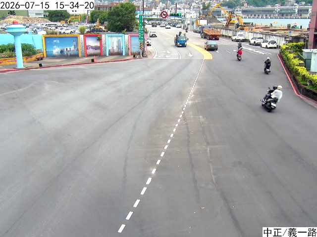 基隆市道路 中正路 義一路即時影像