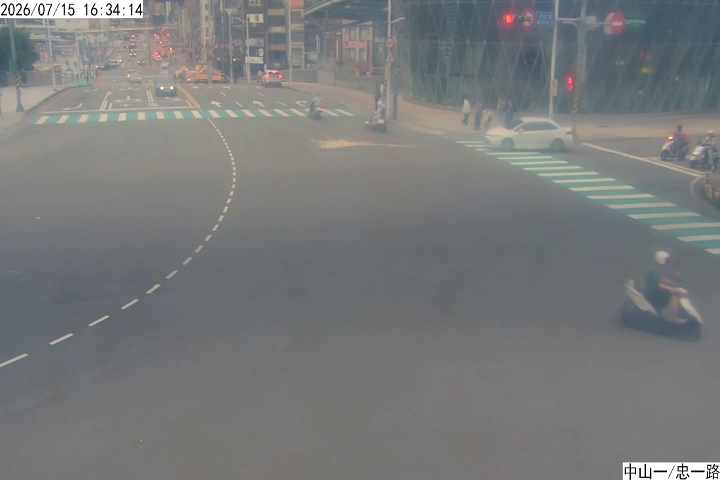 基隆市道路 中山一路 忠一路即時影像