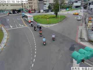 基隆市道路 港西街 台鐵北站即時影像