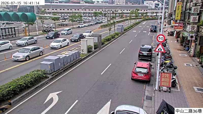 基隆市道路 中山二路36巷即時影像