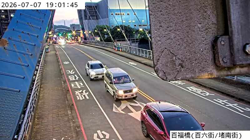 基隆市道路 百福橋即時影像