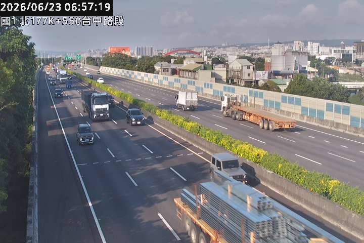 國道一號 177K+550 台中路段即時影像