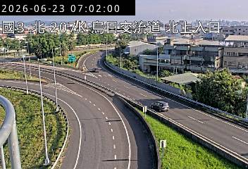 國道三號 207K+440 烏日交流道北上入口即時影像