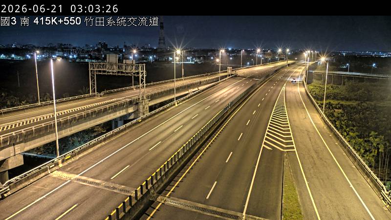 國道三號 415K+550 竹田系統交流道即時影像