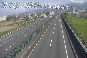 國道五號 44K+432 宜蘭-羅東路段即時影像