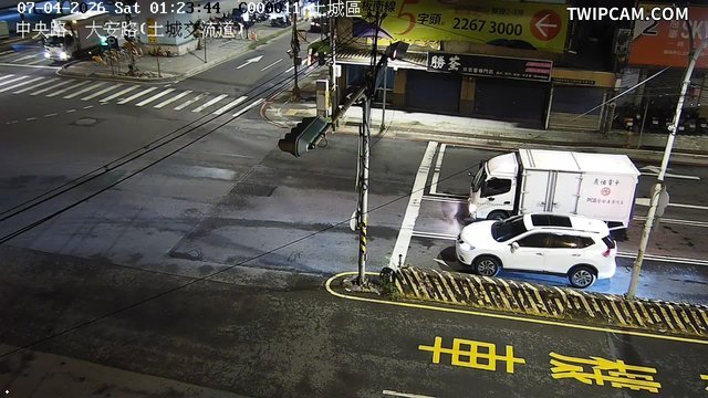新北市道路 中央路、大安路(土城交流道)即時影像