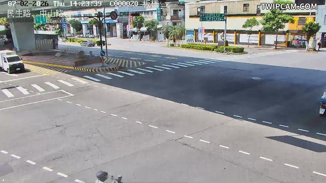 新北市道路 民生路、中山路即時影像