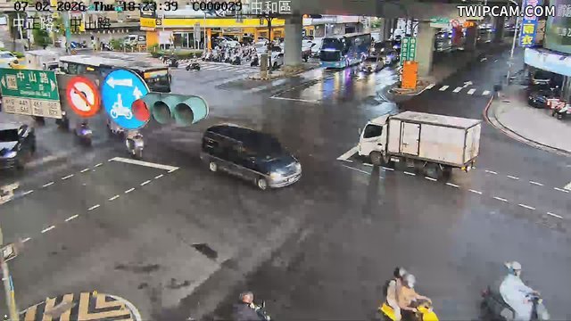新北市道路 中正路、中山路即時影像