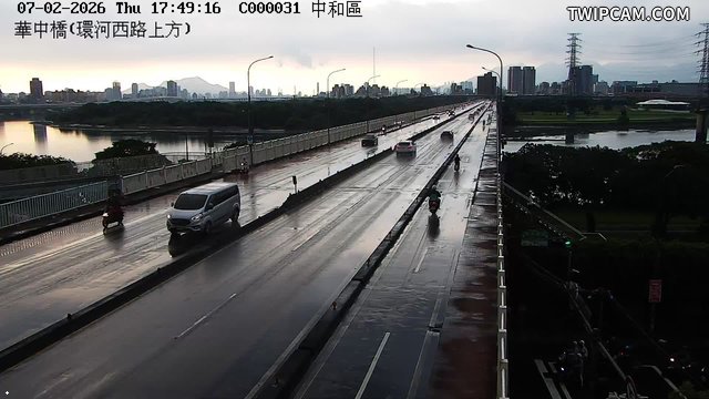 新北市道路 華中橋即時影像
