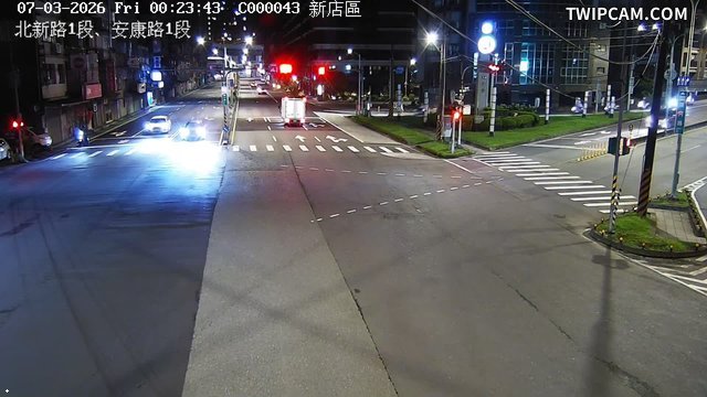 新北市道路 北新路1段、安康路1段即時影像