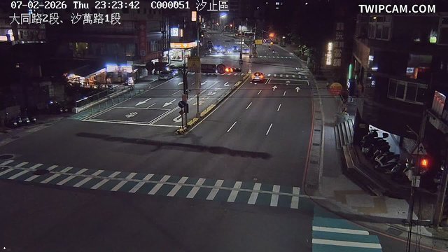 新北市道路 大同路2段、汐萬路1段即時影像