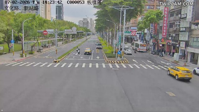 新北市道路 文化路、新站路即時影像