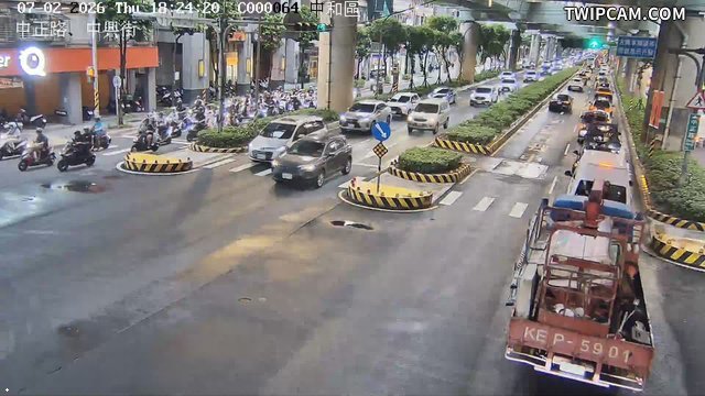 新北市道路 中正路、中興街即時影像