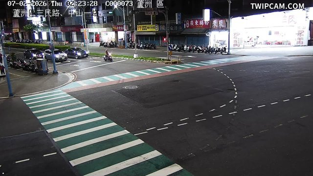 新北市道路 三民路、中山一路即時影像