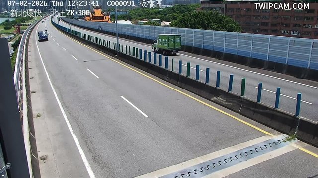 新北市道路 新北環快，北上7K+388即時影像