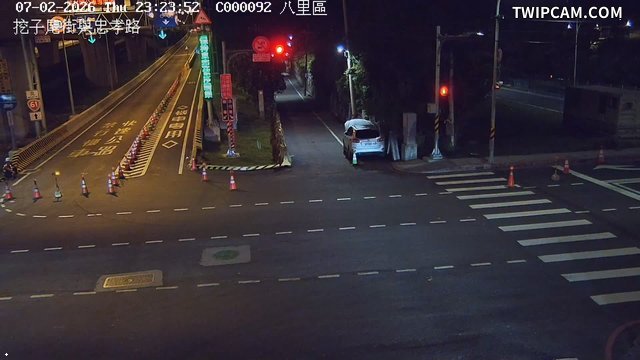 新北市道路 挖子尾街與忠孝路