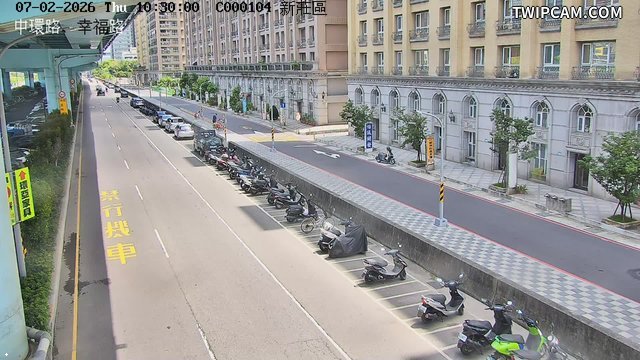 新北市道路 中環路、幸福路即時影像
