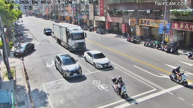 新北市道路 中華路、中原路即時影像