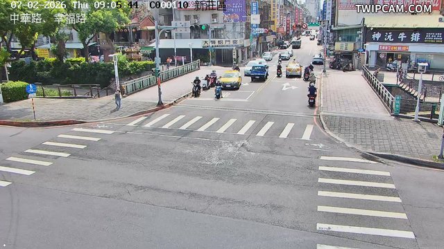 新北市道路 中華路、幸福路即時影像