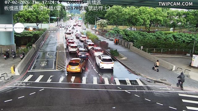 新北市道路 環河路、湳仔橋(環河路170號前號誌桿上)即時影像