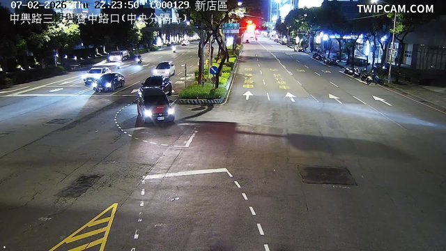 新北市道路 中興路三段與寶中路口(中央分隔島)即時影像