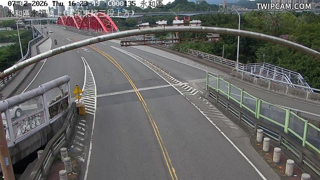 新北市道路 永福橋上(環河東路三段上方)即時影像
