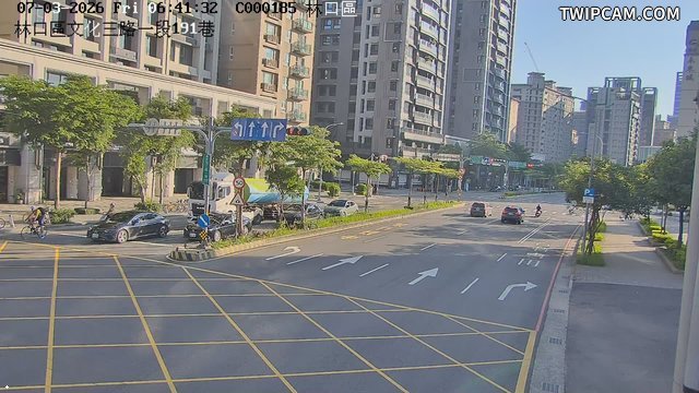 新北市道路 文化三路一段191巷即時影像