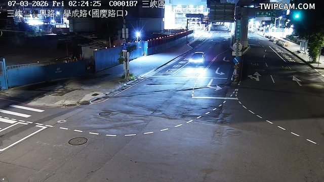 新北市道路 復興路、學成路(國慶路口)即時影像