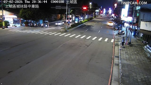 新北市道路 城林路中華路即時影像