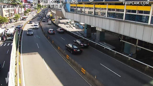 新北市道路 中正路、思源路(大漢橋匝道)即時影像
