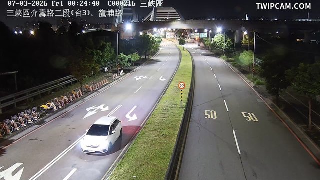 新北市道路 介壽路二段(台3)、龍埔路即時影像