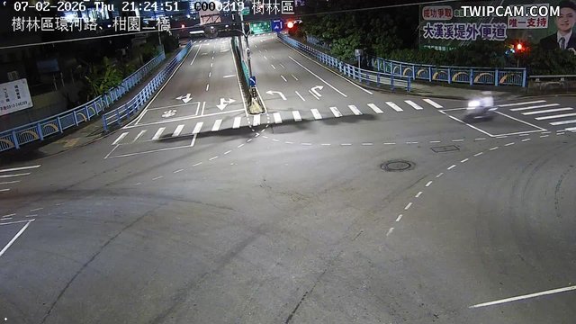 新北市道路 環河路、柑園二橋即時影像