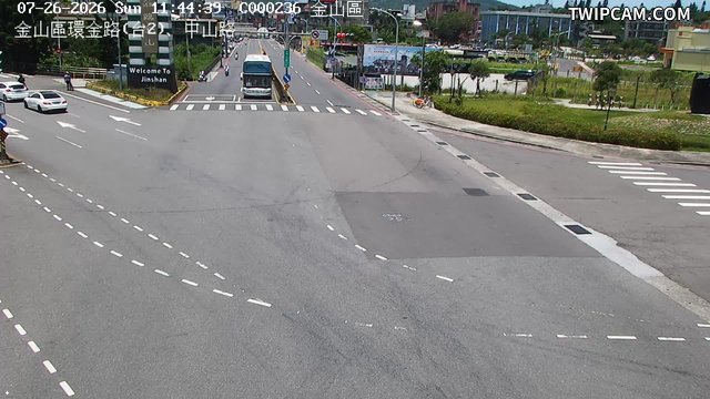 新北市道路 環金路(台2)、中山路即時影像