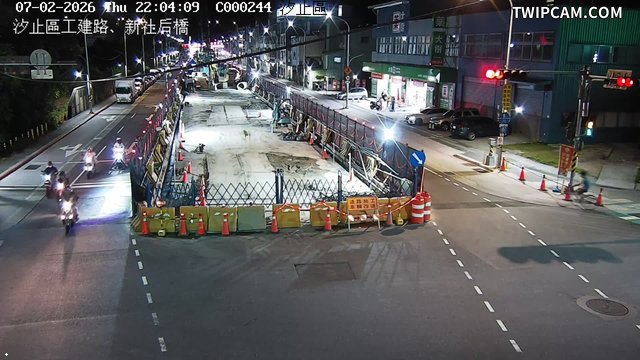 新北市道路 工建路、新社后橋即時影像