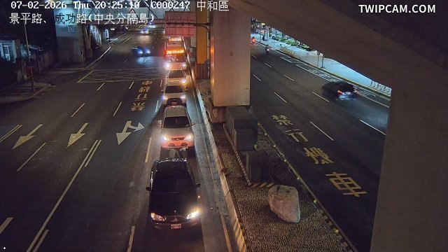 新北市道路 景平路成功路即時影像