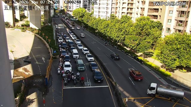 新北市道路 成蘆橋(防汛道路正上方)即時影像