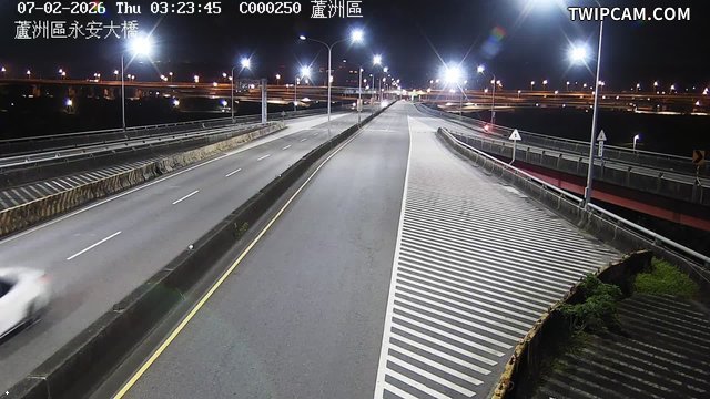 新北市道路 永安大橋即時影像