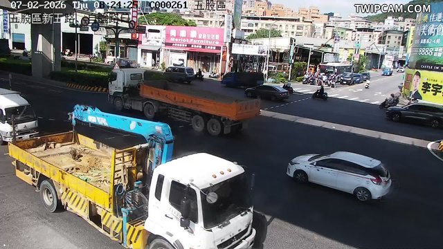 新北市道路 新五路、自強路口即時影像