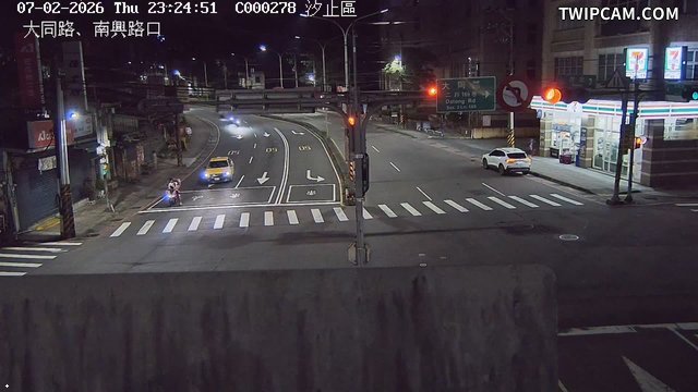 新北市道路 大同路、南興路口