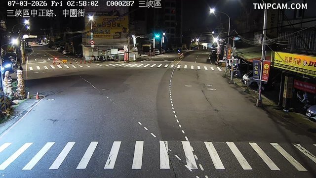 新北市道路 中正路、中園街即時影像