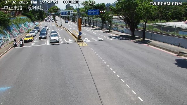 新北市道路 中正東路2段143巷即時影像