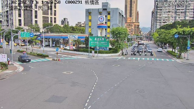 新北市道路 民權路、民族路即時影像