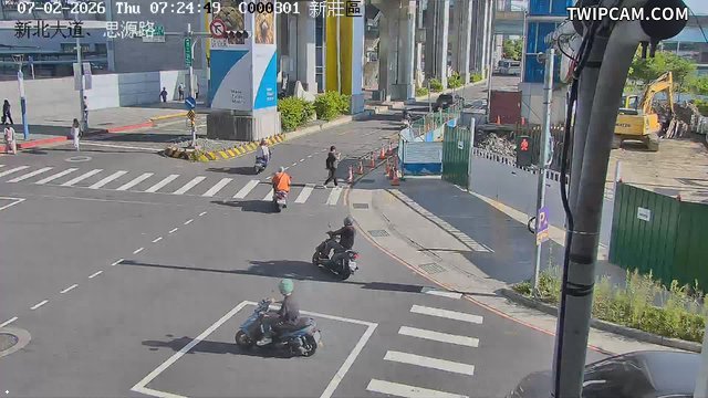 新北市道路 新北大道路思源路即時影像