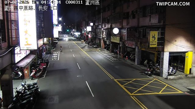 新北市道路 中原路長安街即時影像