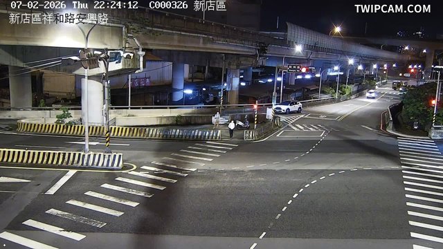 新北市道路 祥和路安興路即時影像