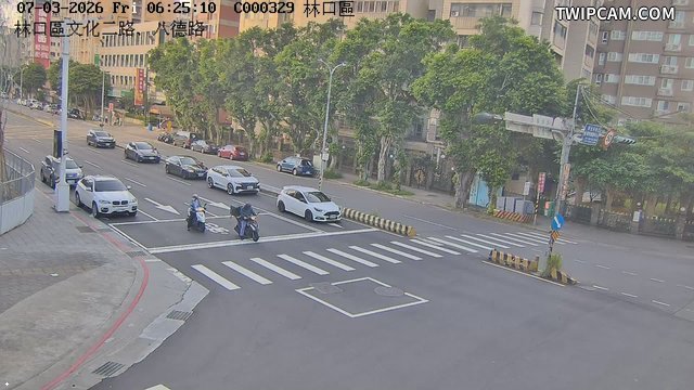 新北市道路 文化二路八德路即時影像