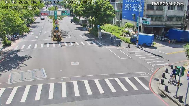 新北市道路 中央路、中港路即時影像