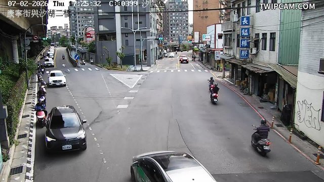 新北市道路 康寧街與汐湖二橋即時影像
