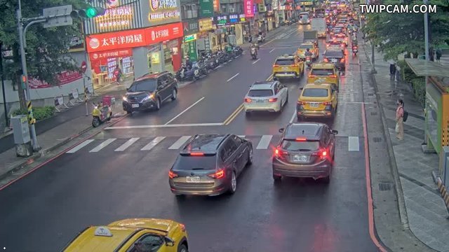 新北市道路 景安路 明義街(景安路-往南)即時影像
